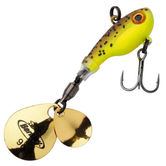 Berkley Pulse Spintail 9 g Brown Chartreuse