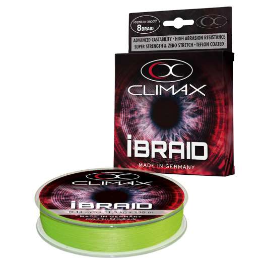 Climax iBraid 135 m chartreuse flätlina