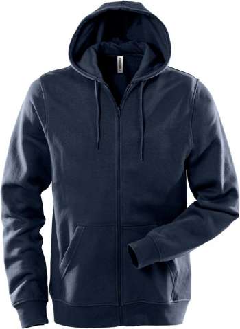 Fristads Unisex Acode sweatshirt-jacka med huva 1736 SWB, Mörk marinblå