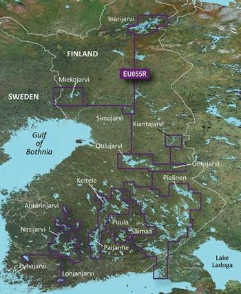 Garmin BlueChart g3 HD HXEU055R sjökort över Finlands sjöar