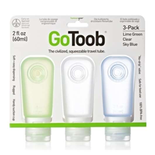 GoToob 3-pack, medium 60 ml