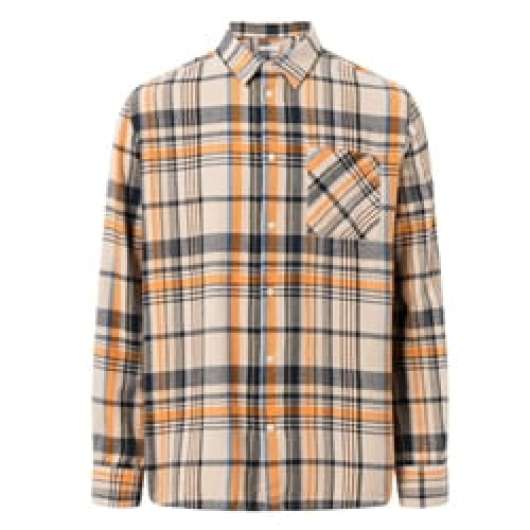 Knowledgecotton Apparel Relaxed Fit Big Checkered Shirt - Gots/Vegan