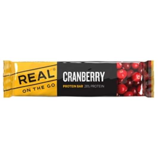 Real On The Go Cranberry Protein Bar