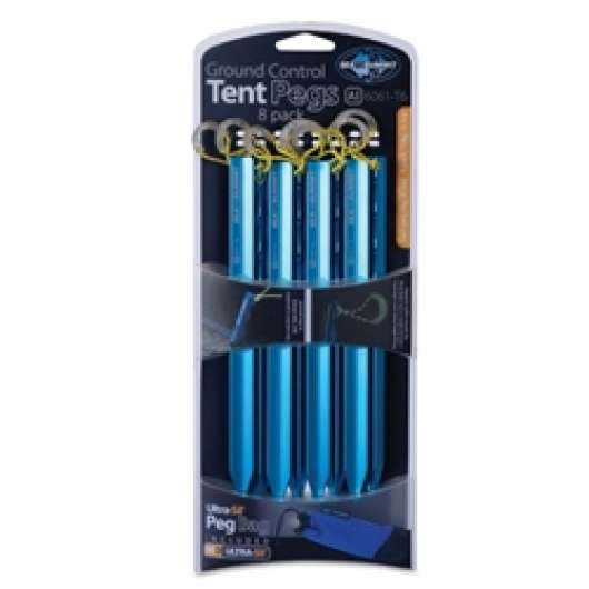 Sea to Summit Ground Control Tent Pegs, 8-pack